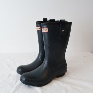 mens short pull on boots